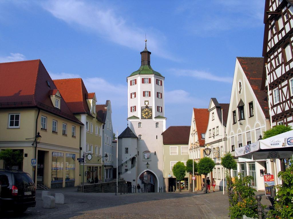 Hotel Brauereigasthof zur Münz seit 1586 Günzburg Exterior foto