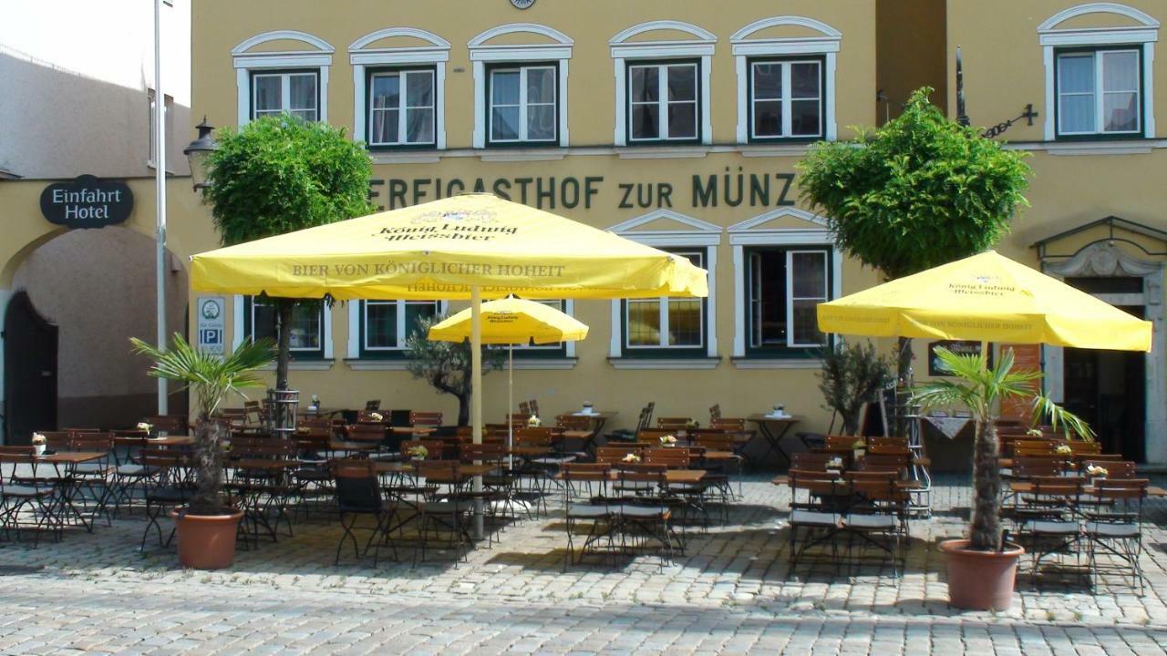 Hotel Brauereigasthof zur Münz seit 1586 Günzburg Exterior foto